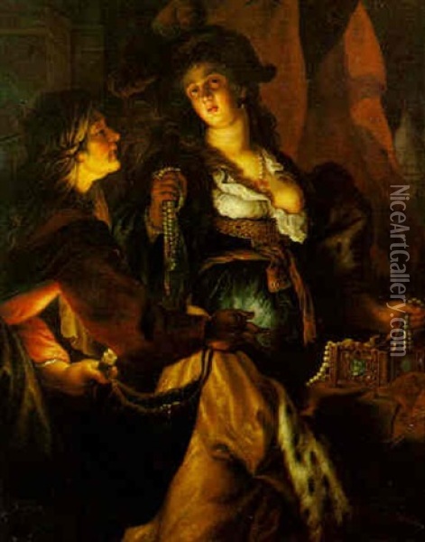 Judith And Her Maid Oil Painting - Gerard Seghers