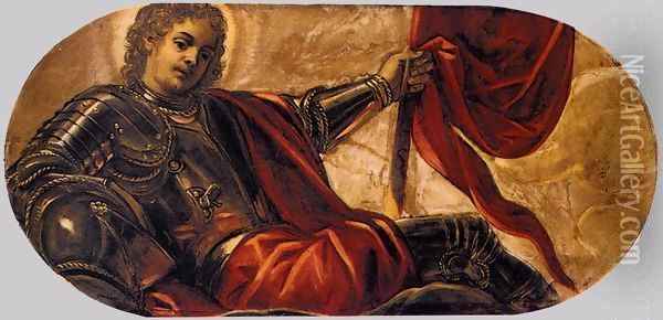 Allegory of the Scuola di San Teodoro 2 Oil Painting - Jacopo Tintoretto (Robusti)