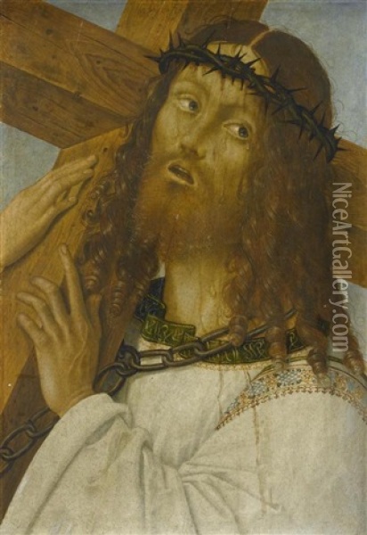 Christus Tragt Das Kreuz Oil Painting - Francesco Zaganelli