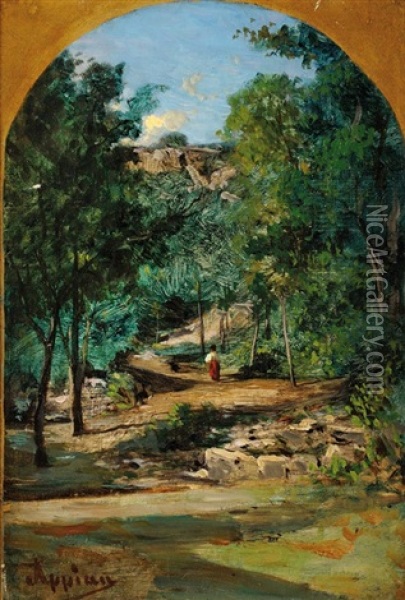 Environs Du Rix Oil Painting - Adolphe Appian