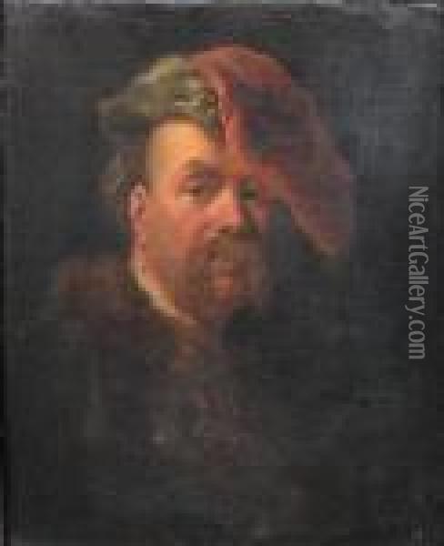 Portrait Of A Man Oil Painting - Jean-Alexis Grimou