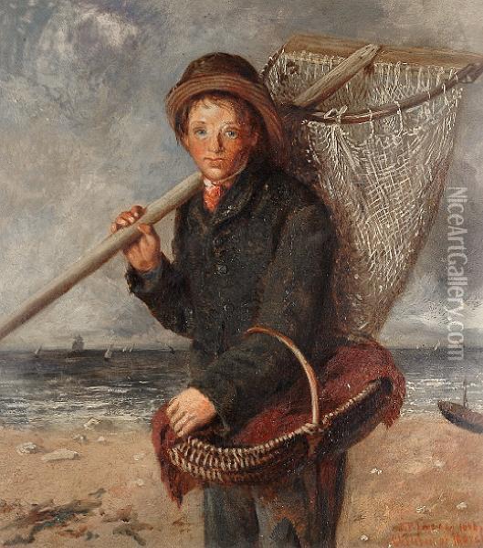 The Day's Catch Oil Painting - John Templeton Lucas