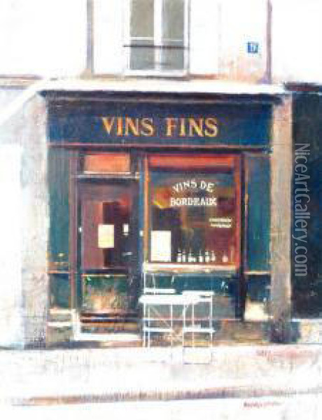 Vins Fins Oil Painting - Christian Mourier-Petersen