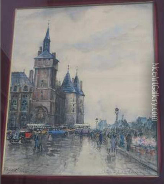 Palais De Justice Oil Painting - Frank Will