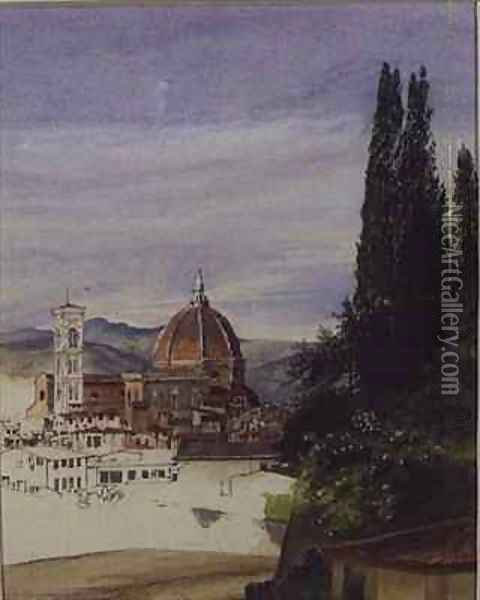 Florence from Boboli Gardens Oil Painting - Ada Dundas