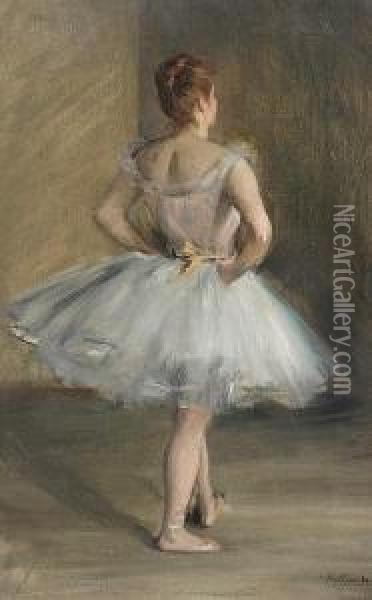 Danseuse Oil Painting - Albert De Belleroche