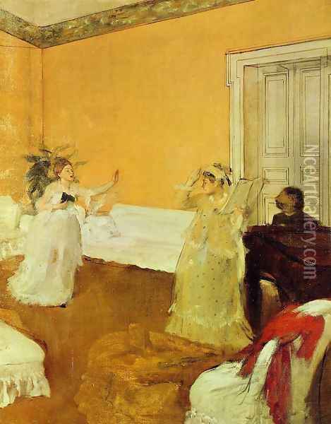 The Rehearsal Oil Painting - Edgar Degas