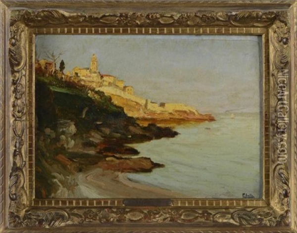 La Citadelle De Bastia Oil Painting - Paul (Jean Marie) Sain