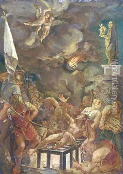 The Martyrdom of Saint Lawrence Oil Painting - Sir Peter Paul Rubens