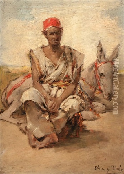 Arabe Oil Painting - Jose Nin Y Tudo