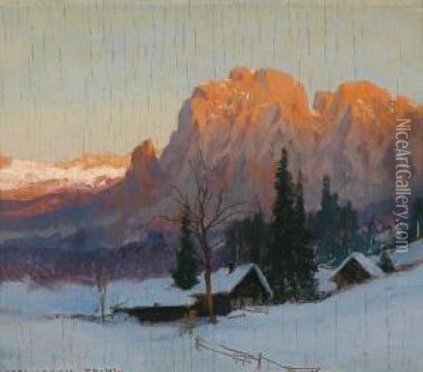 From South Tyrol Oil Painting - Karl Ludwig Prinz