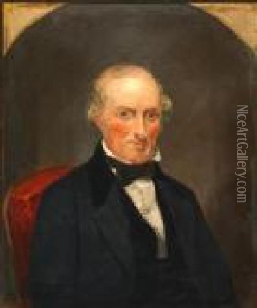 Portrait Of A Gentleman Oil Painting - John George Brown