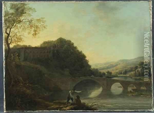 Lismore Castle from the East Oil Painting - William Ashford