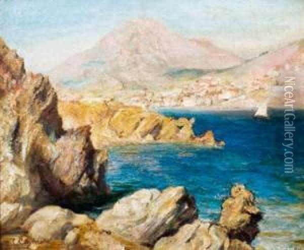 Paysage Mediterranneen Oil Painting - Joseph Noel Sylvestre