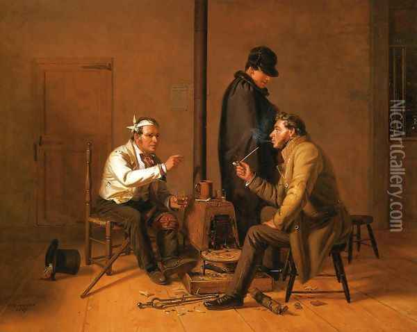 The Long Story Oil Painting - William Sidney Mount