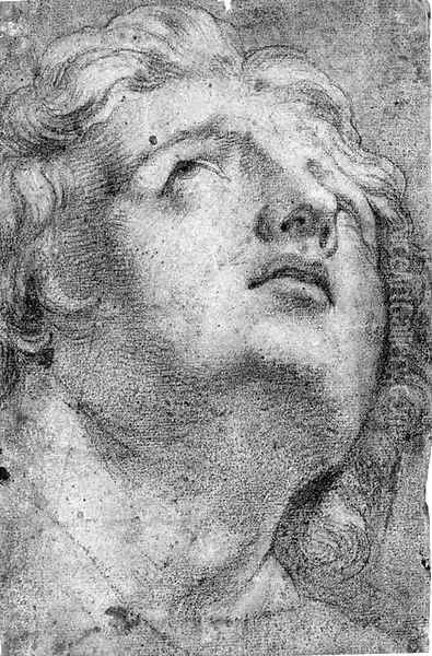 The head of Alexander the Great Oil Painting - Annibale Carracci