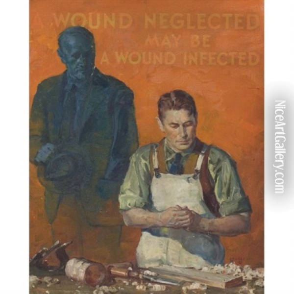 A Wound Neglected May Be A Wound Infected Oil Painting - Malcolm Daniel Charleson