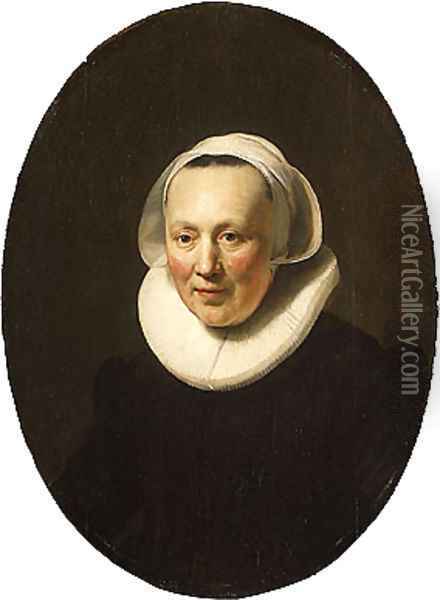 Portrait of a Woman 1633 Oil Painting - Harmenszoon van Rijn Rembrandt