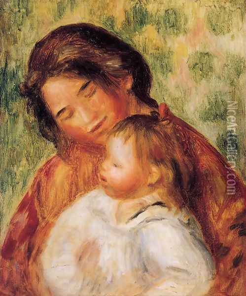 Woman And Child2 Oil Painting - Pierre Auguste Renoir