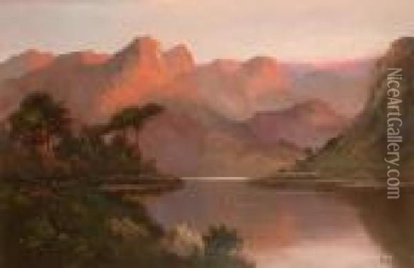 Highland Landscapes Oil Painting - Jack Ducker