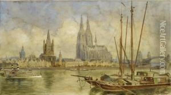 Cologne Oil Painting - Carl Rudell