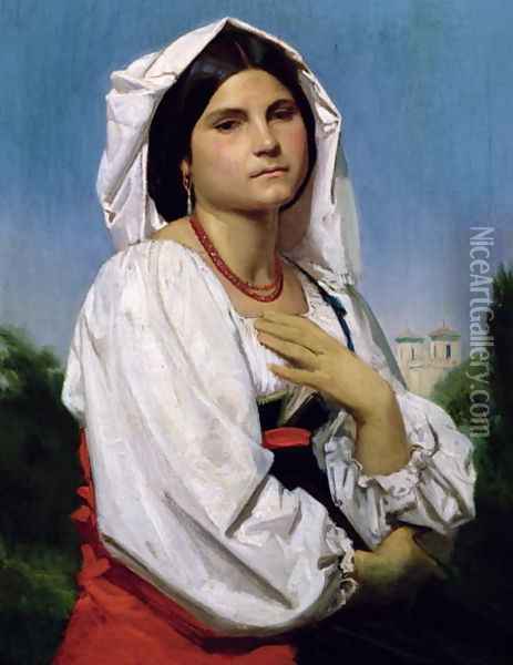 Therese Oil Painting - William-Adolphe Bouguereau