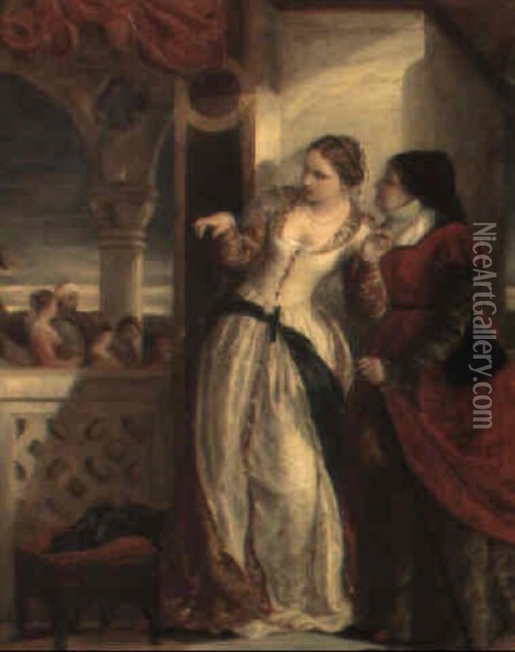 Romeo And Juliet, Act I, Scene 5 Oil Painting - James Clarke Hook