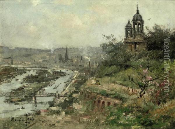 Rouen Oil Painting - Maurice Levis