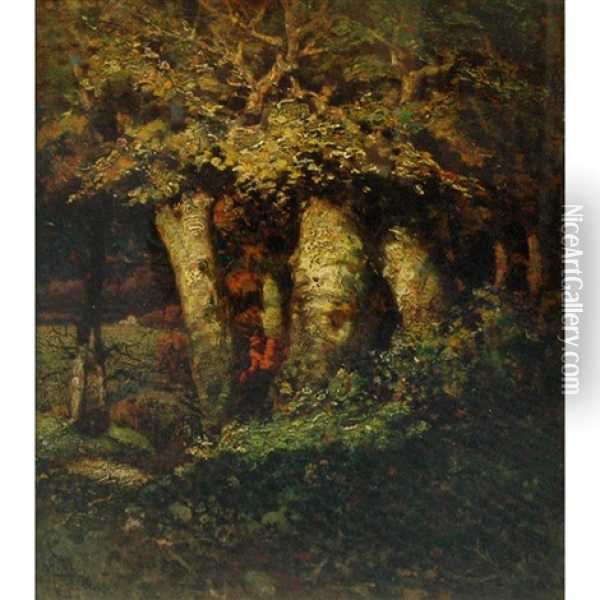 Il Mulino Del Diavolo, Lilienthal (the Devil's Mill, Lilienthal) Oil Painting - Mario De Maria