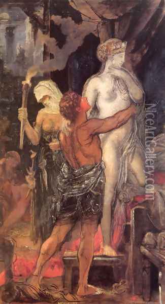 Leda 3 Oil Painting - Gustave Moreau