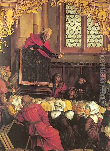 The Sermon of St. Peter 1514-16 Oil Painting - Hans Suss von Kulmbach