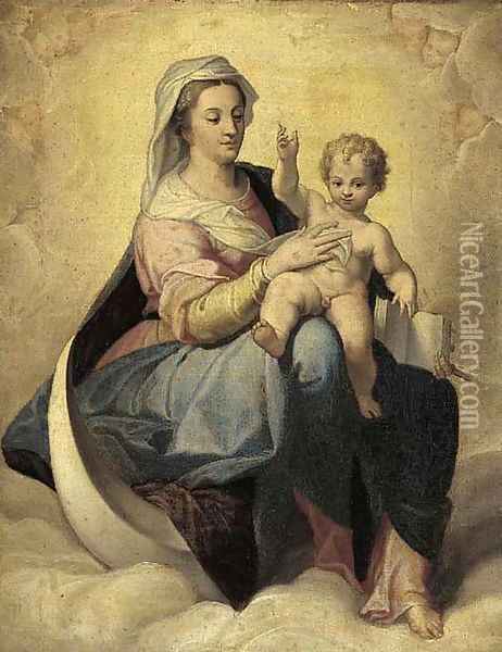 The Virgin and Child Oil Painting - Antonio Allegri, Called Correggio
