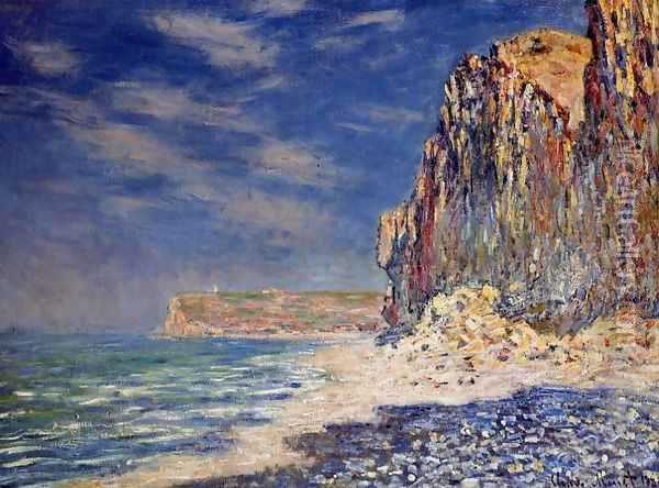 Cliff Near Fecamp Oil Painting - Claude Oscar Monet