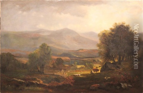 After The Storm New Hampshire Oil Painting - Benjamin Champney