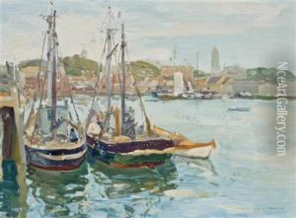 Gloucester Oil Painting - William S. Robinson