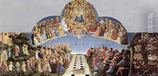 Last Judgement Oil Painting - Giotto Di Bondone