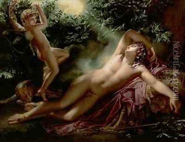 The Sleep of Endymion Oil Painting - Francoise-Reine Dagois