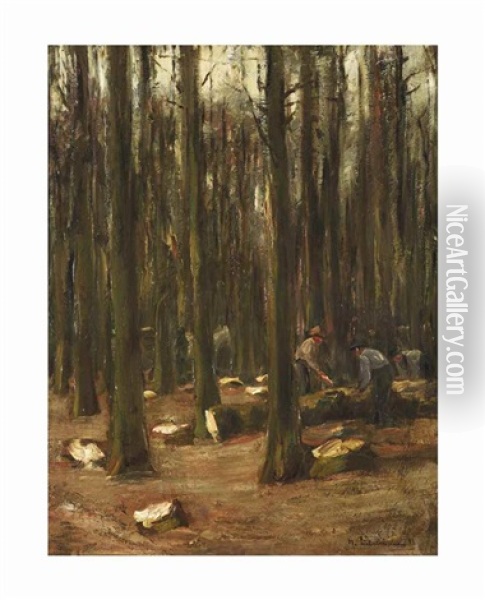 Waldarbeiter - Studie Zu Dem Wandbild 