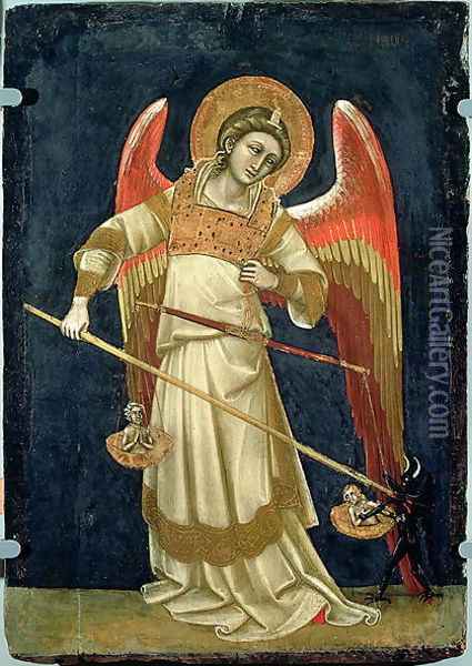 The Archangel Michael Oil Painting - Ridolfo di Arpo Guariento
