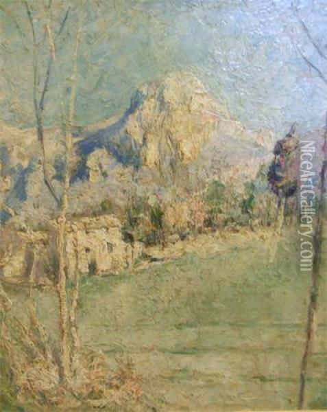 Southern France - French Alps Oil Painting - Richard Gay Somerset