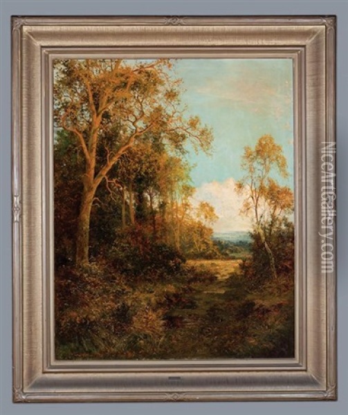 English Countryside Landscape Oil Painting - Daniel Sherrin