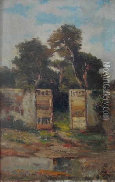 Il Cancello Oil Painting - Pio Joris