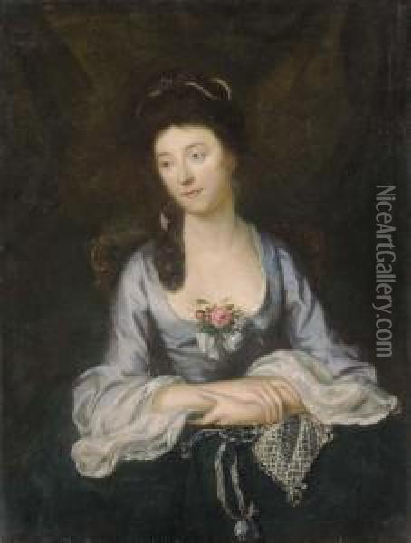 Portrait Of Jane Oil Painting - Thomas Pope-Stevens