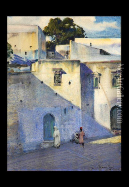 Tangiers Oil Painting - A. Romilly Fedden