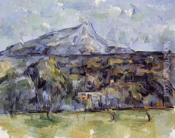 Mont Sainte Victoire Seen From Les Lauves5 Oil Painting - Paul Cezanne
