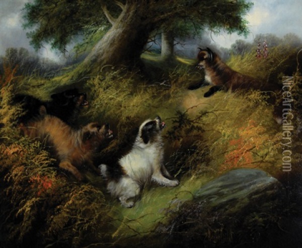 Three-to-one On The Fox Oil Painting - Edward Armfield