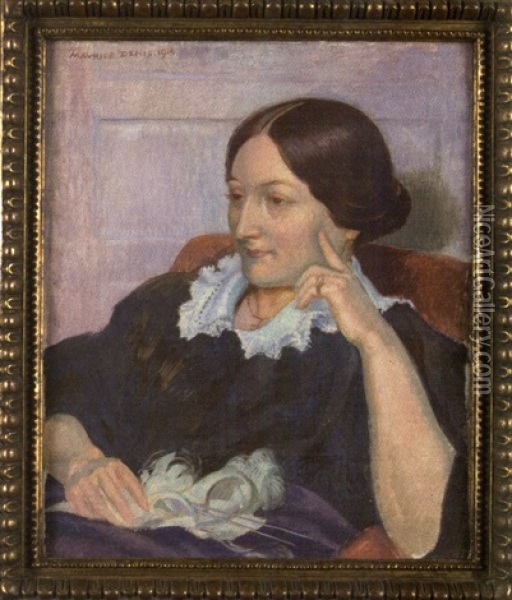 Madame Storez (verneuil-sur-avre, Eure) Oil Painting - Maurice Denis