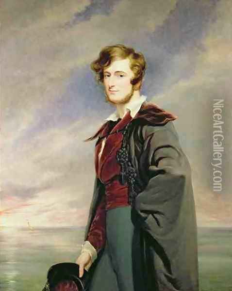 William 1809-66 2nd Earl of Craven Oil Painting - Sir George Hayter