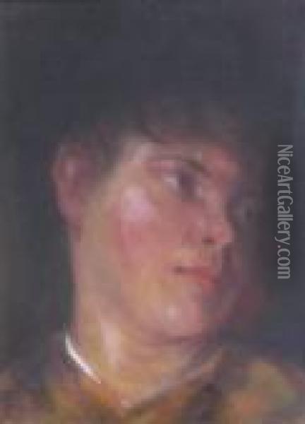 Portrait Eines Knaben Oil Painting - Emma Von Muller