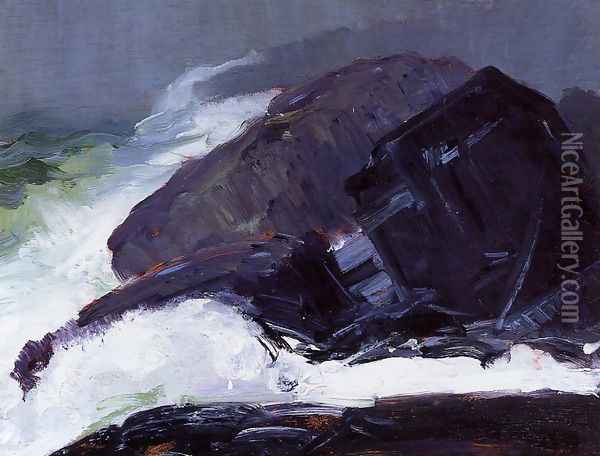 Tang Of The Sea Oil Painting - George Wesley Bellows